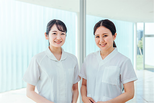 院長以外はすべて女性スタッフ