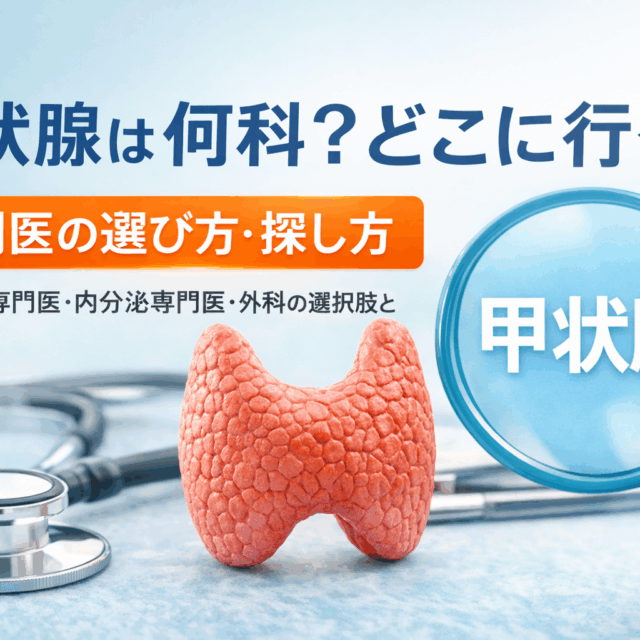 甲状腺の病院の選び方